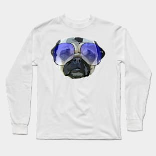 The Real Pug Shady Long Sleeve T-Shirt